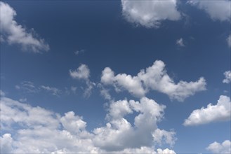 Fair weather clouds, Bavaria, Germany, Europe