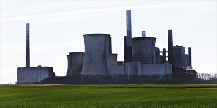 Neurath lignite-fired power plant, shut down and finally decommissioned units A to E, Grevenbroich,