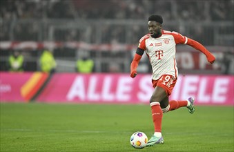 Alphonso Davies Bayern FC Munich FCB (19) Action Allianz Arena, Munich, Bavaria, Germany, Europe