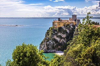 Duino Castle, with spectacular sea view, private residence of the Princes of Thurn und Taxis,