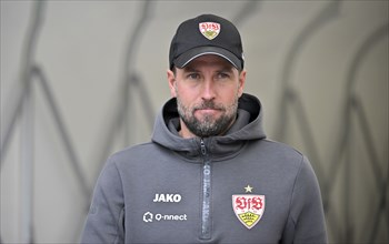 Coach Sebastian HoeneÃŸ VfB Stuttgart, MHPArena, MHP Arena Stuttgart, Baden-Württemberg, Germany,