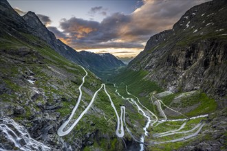 Trollstigen Mountain Road, near Ã…ndalsnes, More og Romsdal, Norway, Europe