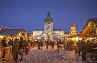 Christmas market in front of Charlottenburg Palace, Berlin, Germany, Europe