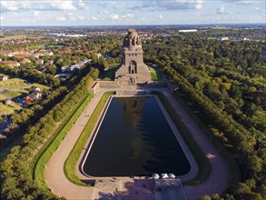 The Monument to the Battle of the Nations in the south-east of Leipzig was erected in memory of the