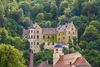 WeiÃŸenstein Castle, historical building, architecture, covered church, parish church, Assumption