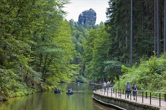 Amselsee in the Amselgrund in Rathen