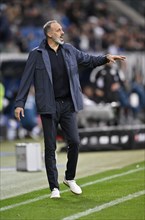 Coach Pellegrino Matarazzo, TSG 1899 Hoffenheim, Gesture, Gesture, PreZero Arena, Sinsheim,