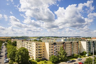 South of the Bismarck Column, a new development area was built in the 1980s, mostly known as the