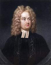 Johnathon Swift, pseudonym Isaac Bickerstaff, 1667-1745, Anglo-Irish writer. From the book Gallery