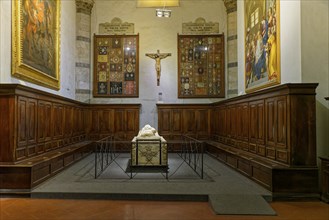 Sacristy, Sagrestia with tomb of Ilaria del Caretto, Monumento funebre a Ilaria del Carretto,