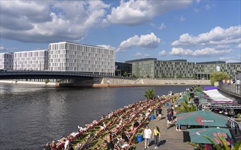 Capital Beach, beach bar, Berlin-Mitte, Germany, Europe