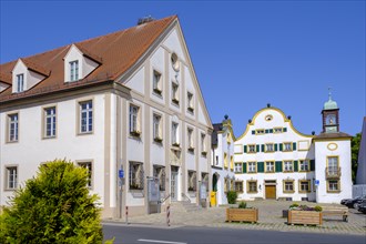 Heckelhaus, Town Hall, Allersberg, Franconian Lake District, Middle Franconia, Franconia, Bavaria,