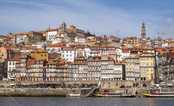 View of the vibrant Ribeira district and Douro River, Porto, Portugal, Europe