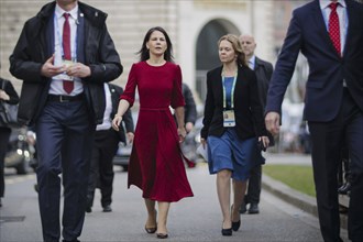 Annalena BÃ¤rbock (Alliance 90/The Greens), Federal Foreign Minister, photographed on her arrival