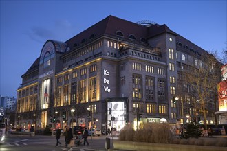 KaDeWe, TauentzienstraÃŸe, Schöneberg, Berlin, Germany, Europe