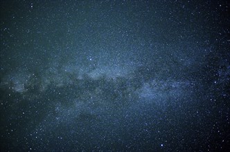 Section of the Milky Way, seen in summer over Upper Bavaria, Germany, Europe