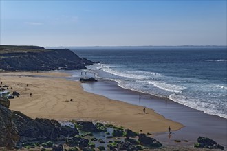 The Cote Sauvage, Wild Coast, a rocky coast with sandy bays and beaches on the west side of the