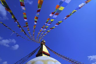 Nepal, Himalaya, Kathmandu, Bodnath Stupa, Buddha Stupa, Bodnath, Kathmandu, Nepal, Asia