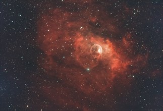 NGC7635, Sharpless 162 or Caldwell 11, Bubble Nebula, Bubble Nebula is an emission nebula and HII