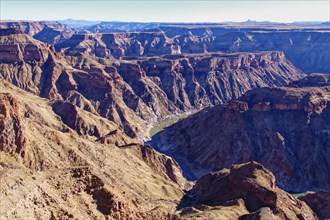 Canyons of the Fish River Canyon. The Fish River Canyon is part of the state-owned Ais-Ais