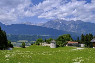 Rettenberg ruins, Kolsassberg, near Weer, Inntal, Tyrol, Austria, Europe