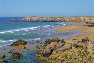 The Cote Sauvage, Wild Coast, a rocky coast with sandy bays and beaches on the west side of the