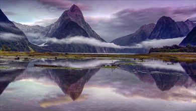 Milford Sound on New Zealand's South Island, Milford Sound, South Island, New Zealand, Oceania