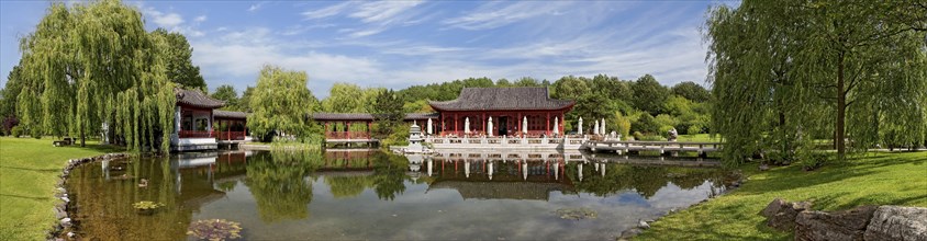 Panorama Chinese Garden Gardens of the World Marzahn Berlin Germany