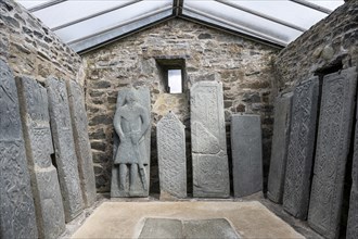 Kilmartin Stones, old gravestones at the parish church, Kilmartin, Argyll and Bute, Scotland, Great