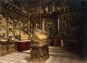 The Treasury, The Golden Chamber, of St Ursula's in Cologne, North Rhine-Westphalia, Historic,