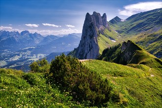 Kreuzberge, Chrüzberg, in the Alpstein, Appenzell Alps, Canton St. Gallen, Switzerland, Europe