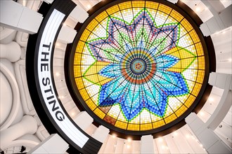 Historic interior of a shopping shop, The Sting, The Hague, Netherlands