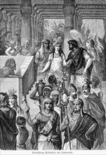 Marriage of Masinissa to Sophonisbe, ancient Carthage, Rome, Masinissa, Massylian tribe, palace,