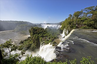 Iguazu Falls or Cataratas del Iguazu, Misiones Province, Argentina, South America