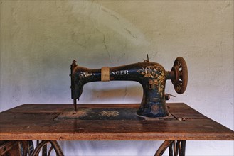 Old Singer sewing machine, Serra da Canastra, Minas Gerais state, Brazil, South America