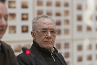 Gerhard Richter, at the press event for his exhibition ATLAS in 2012, on the occasion of his 80th