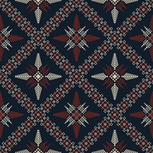 Traditional Latvian embroidery seamless pattern, vector illustration