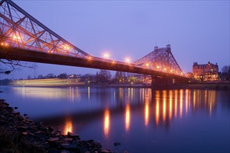 Elbe Bridge Blue Wonder