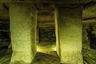 Pre-Columbian hypogea or tombs, Unesco world heritage site, Tierradentro, Colombia, South America