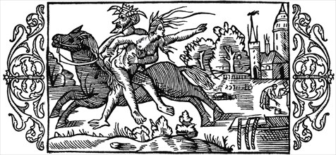 Olaus Magnus History of the Nordic Peoples. On the punishment of witches, 1555. The horned man