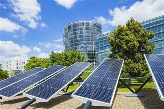 The Transparent Factory in Dresden is one of three production sites of Volkswagen Sachsen GmbH. The