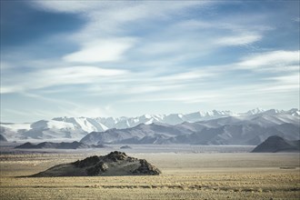 Altai, Landscape near Olgii, Mongolia, Asia