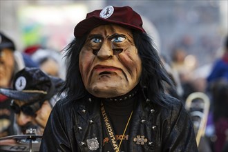 Basler Künstlerlarven, masks, Basler Fasnet parade, Basler Fasnacht, Basel, Switzerland, Europe