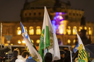 Demo of right-wing forces in Dresden