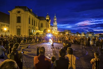 Brühl's Terrace for the city festival in Dresden