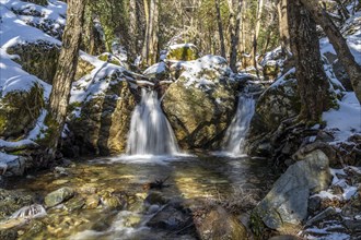 Stream to the Kaledonia Waterfalls in the Troodos Mountains, Cyprus, Europe