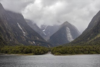 Kreuzfahrt, Milford Sound, Fiordland National Park, Neuseeland