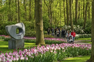 The Keukenhof, gardens, amusement park, spring park, spring flower show, near Lisse, South Holland,