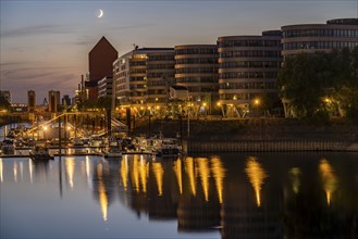 The Inner Harbour, Duisburg, Tower of the North Rhine-Westphalia State Archive, North