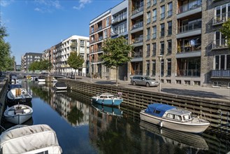 Sluseholmen neighbourhood, on an artificial island, former industrial area, now a new residential